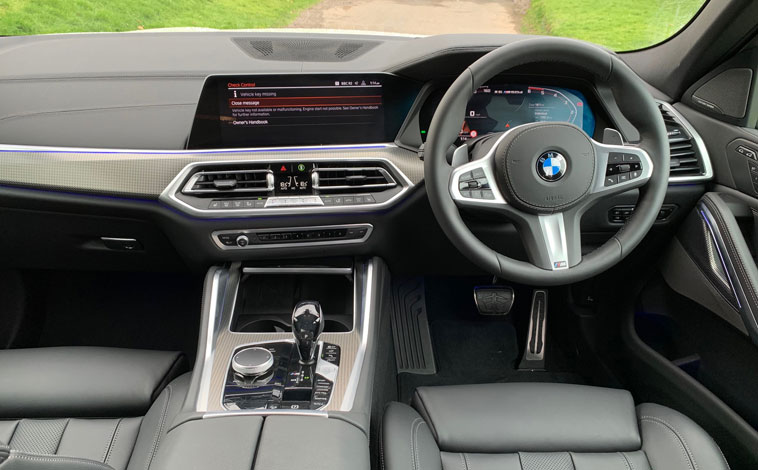 BMW X6 interior