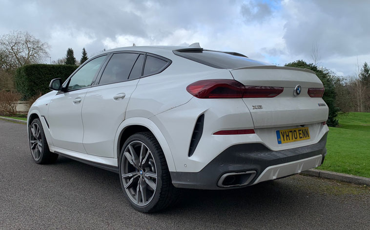 BMW X6 rear