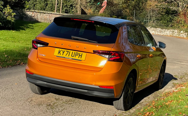 Skoda Fabia rear