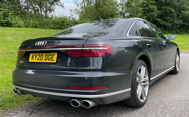 Audi S8 rear