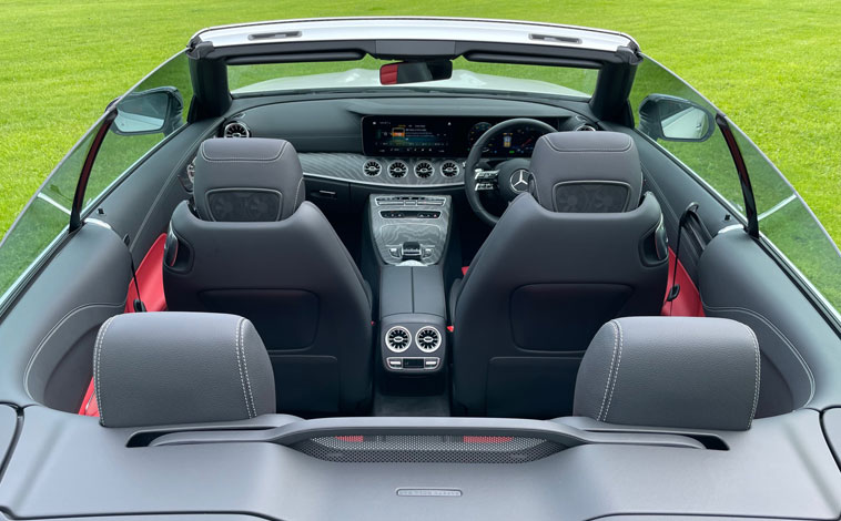 Mercedes E-Class Cabriolet interior