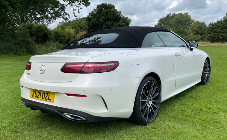 Mercedes E-Class Cabriolet rear