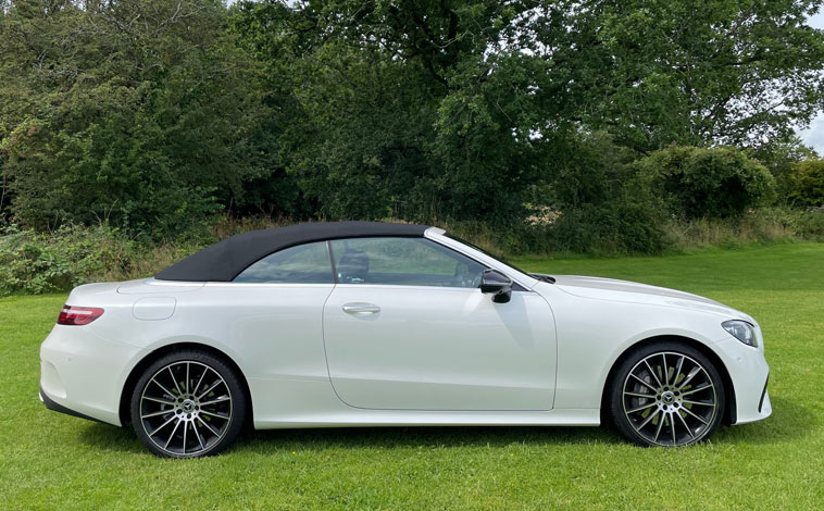 Mercedes E-Class Cabriolet side