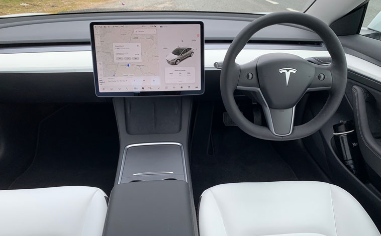 Tesla Model 3 interior