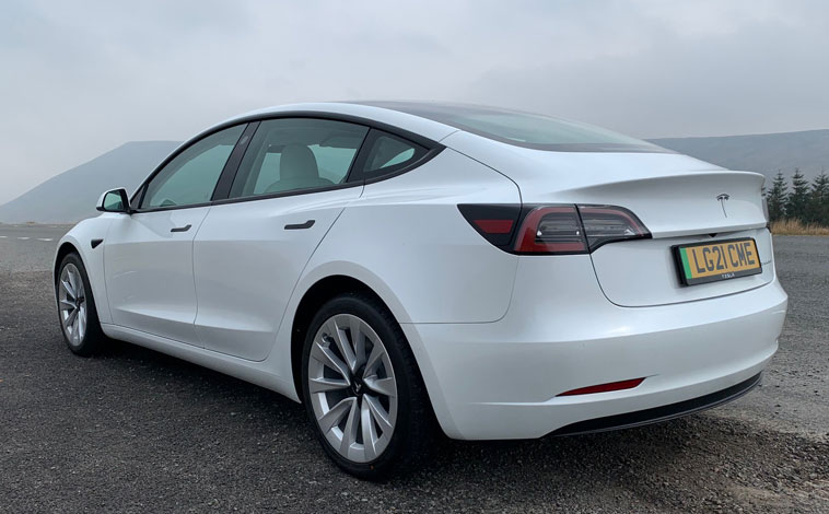 Tesla Model 3 rear