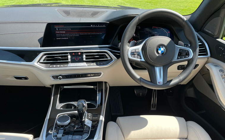 BMW X7 interior