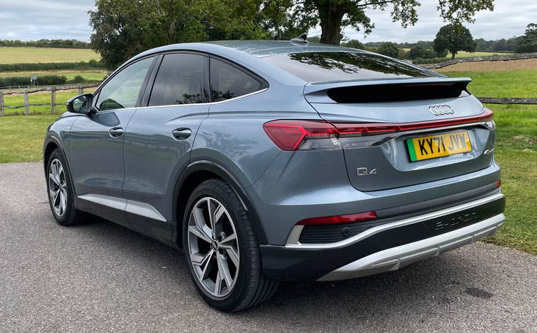 Audi Q4 Sportback e-tron rear