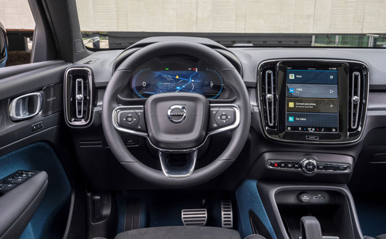 Volvo C40 interior