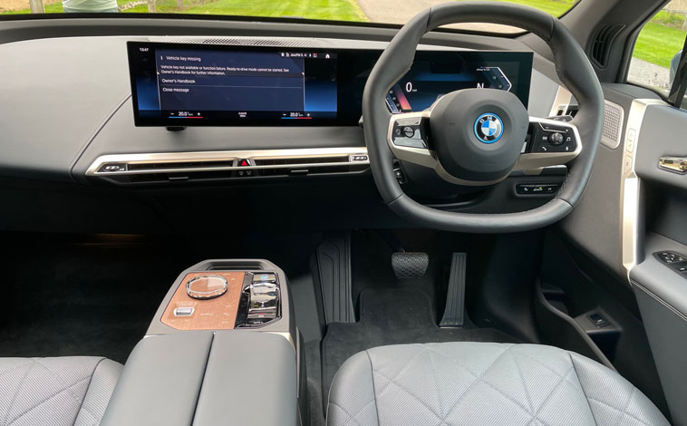 BMW iX M60 interior