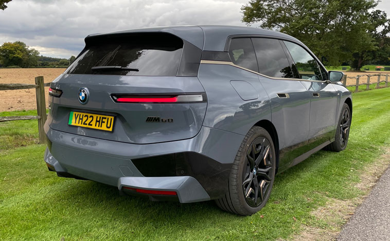 BMW iX M60 rear