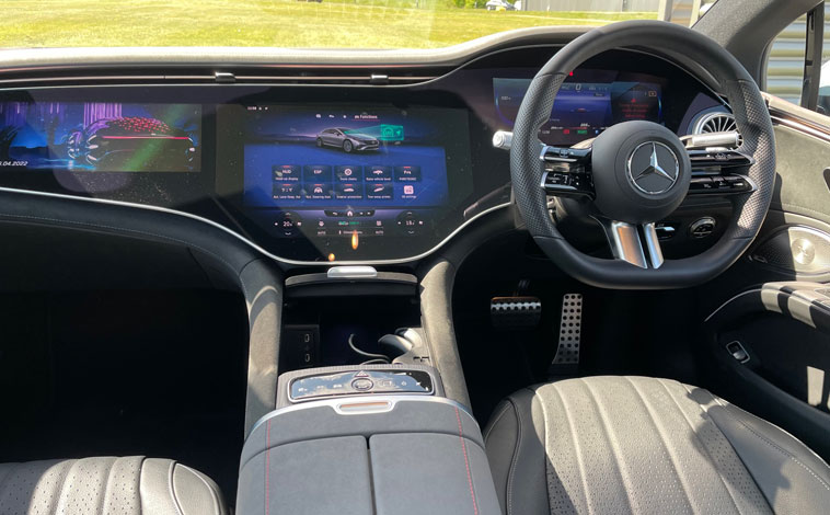 Mercedes EQS interior