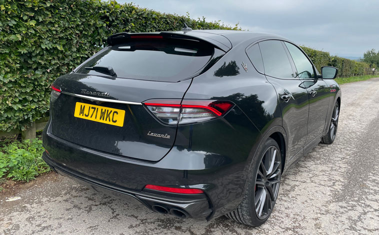 maserati levante trofeo rear