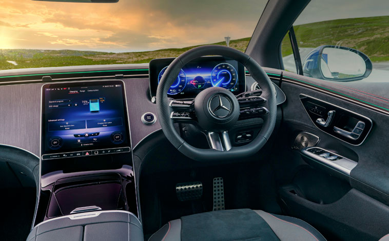 Mercedes EQE interior