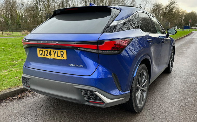 Lexus RX450h F Sport rear