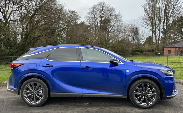 Lexus RX450h F Sport side