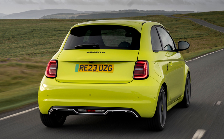 Abarth 500e Convertible rear