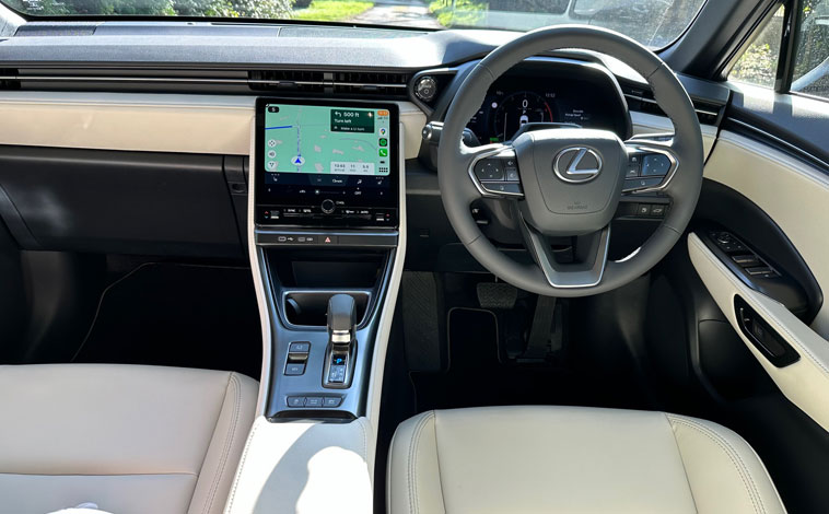 Lexus LBX interior