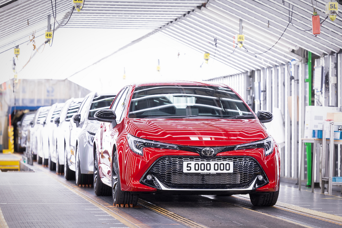 Toyota's 5,000,000th milestone in the UK - Carjourno