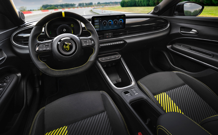 Abarth 600e interior