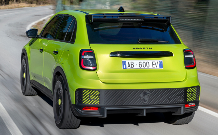 Abarth 600e rear